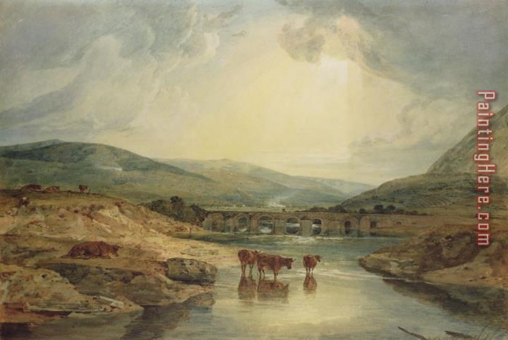 Joseph Mallord William Turner Bridge over the Usk
